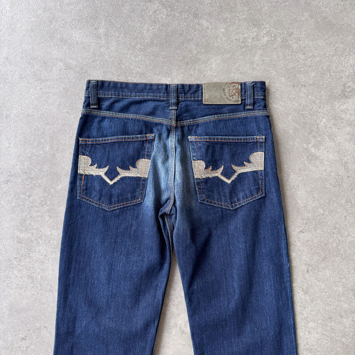 Diesel Straight Leg Jeans Dark Blue Men's W31 x L34