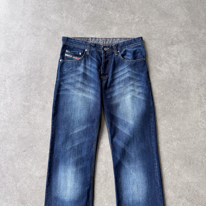 Diesel Straight Leg Jeans Dark Blue Men's W31 x L34