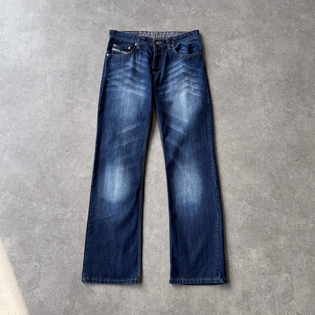 Diesel Straight Leg Jeans Dark Blue Men's W31 x L34