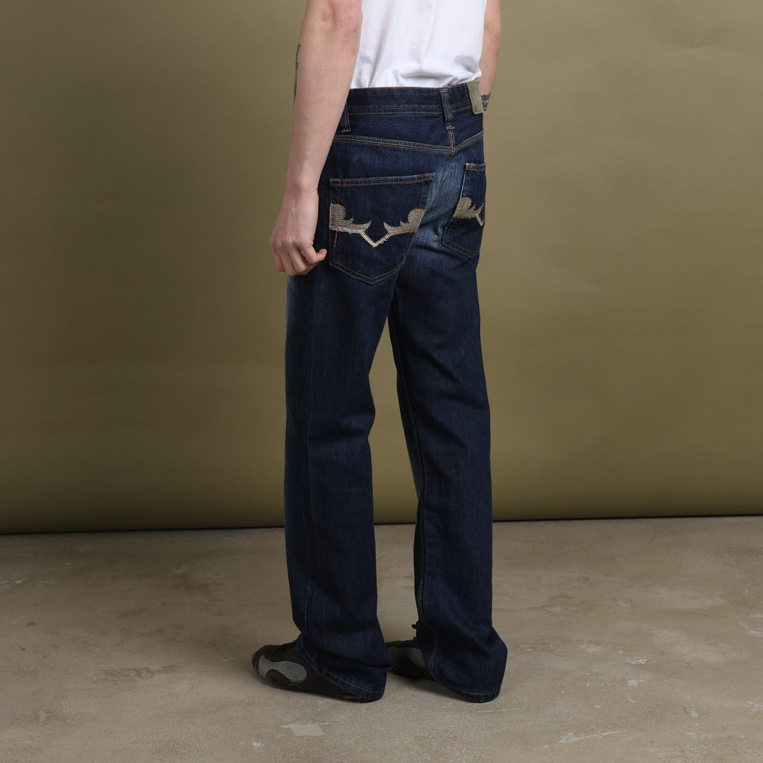 Diesel Straight Leg Jeans Dark Blue Men's W31 x L34