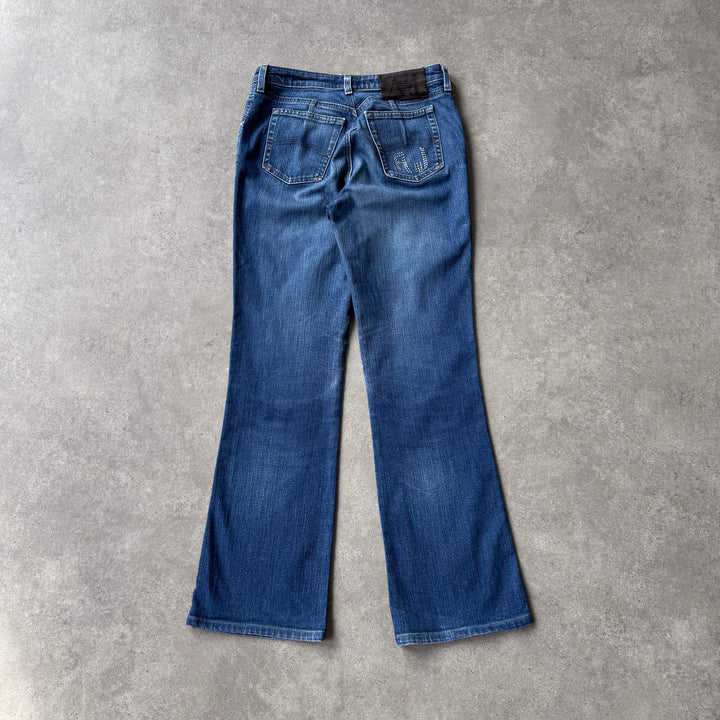 Armani Jeans Boot Cut Jeans Mid Blue Women's W28 x L30