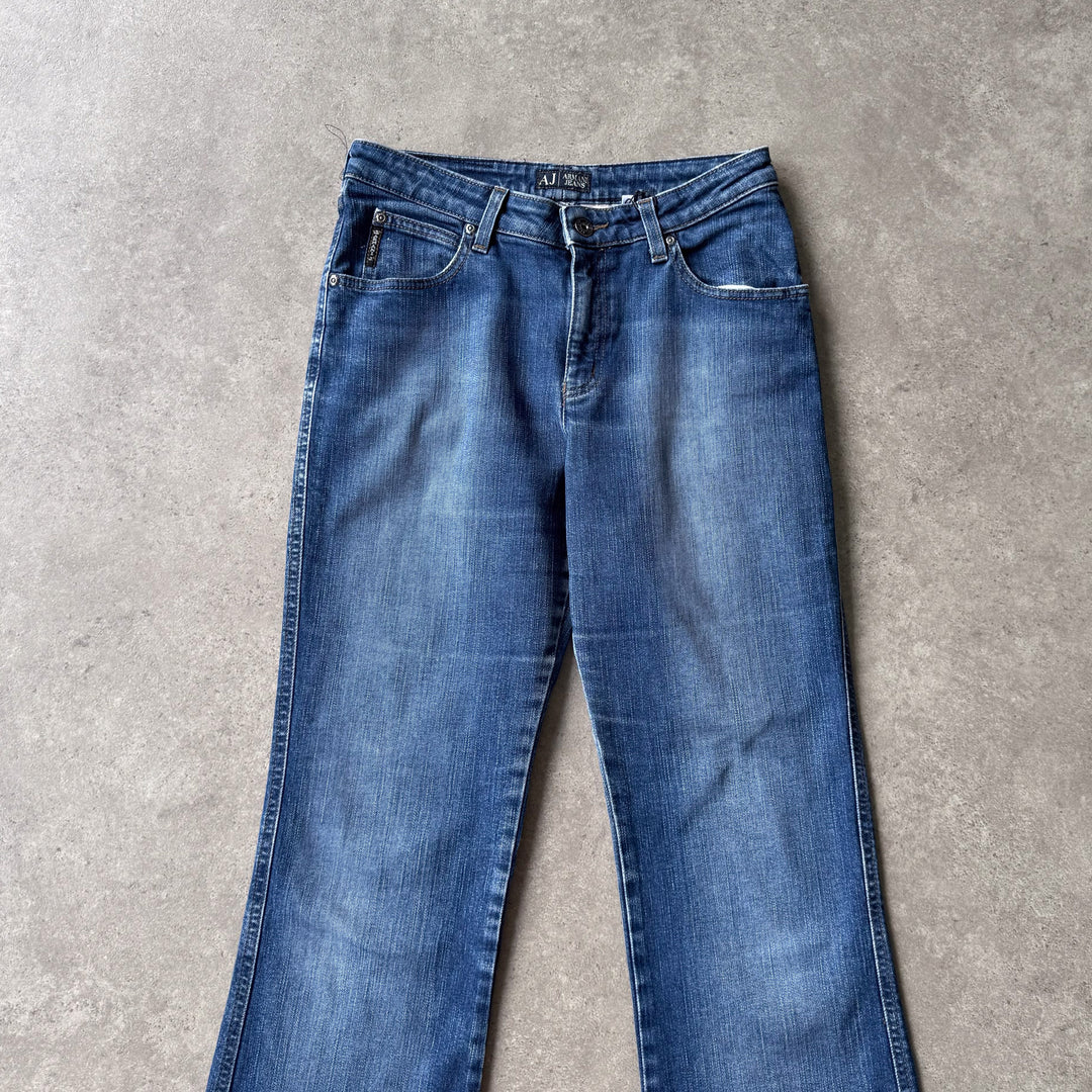 Armani Jeans Boot Cut Jeans Mid Blue Women's W28 x L30