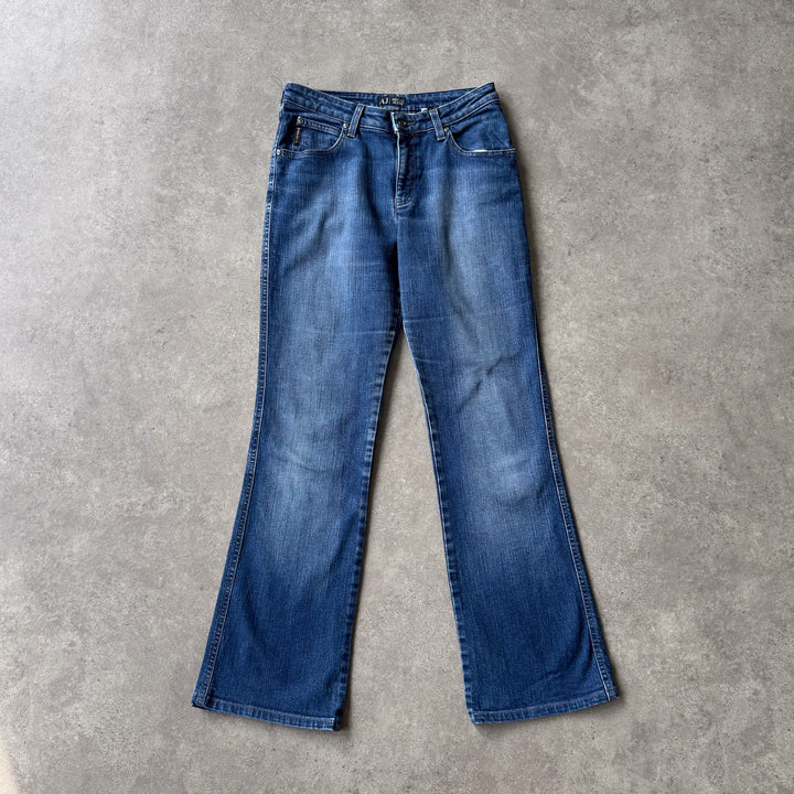 Armani Jeans Boot Cut Jeans Mid Blue Women's W28 x L30