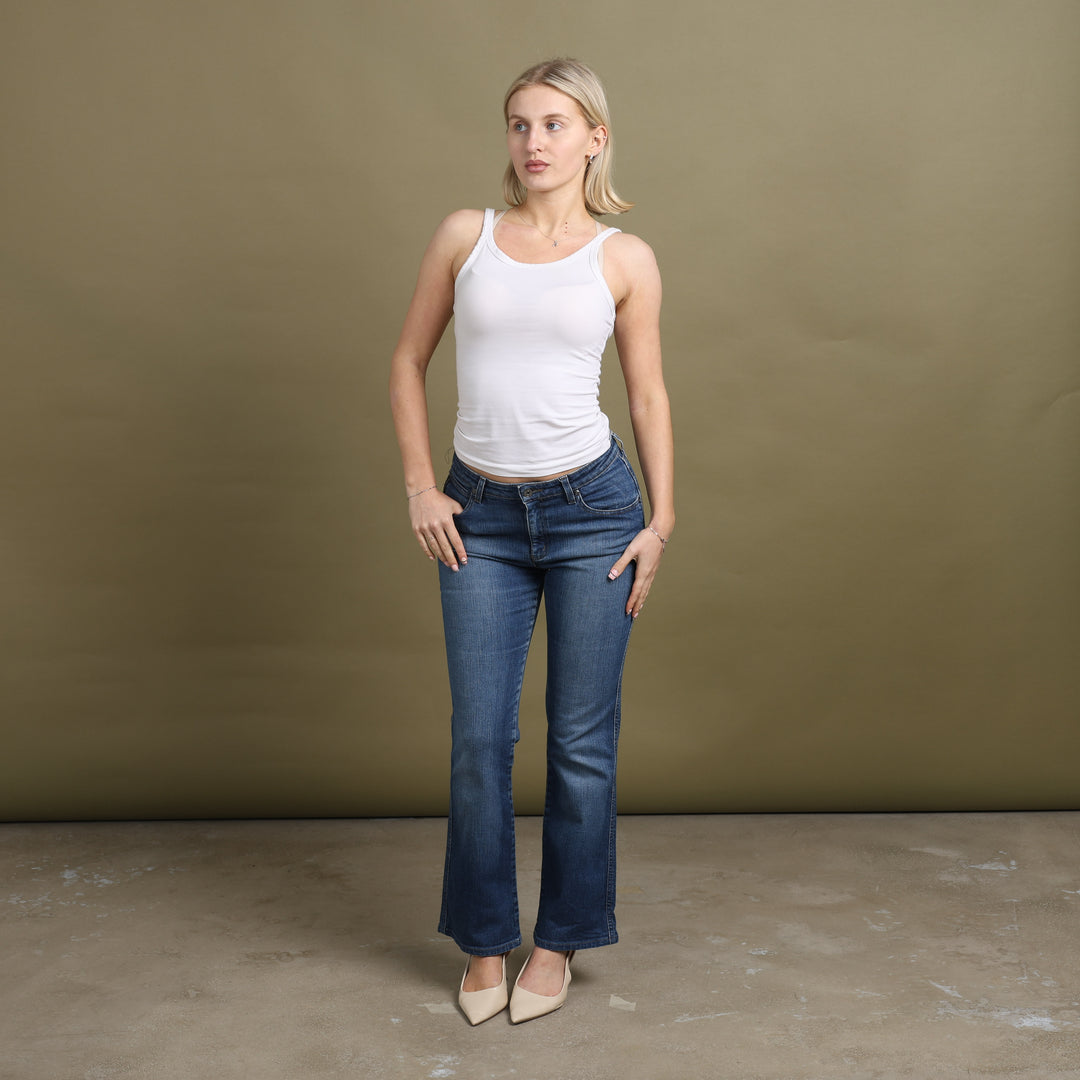 Armani Jeans Boot Cut Jeans Mid Blue Women's W28 x L30
