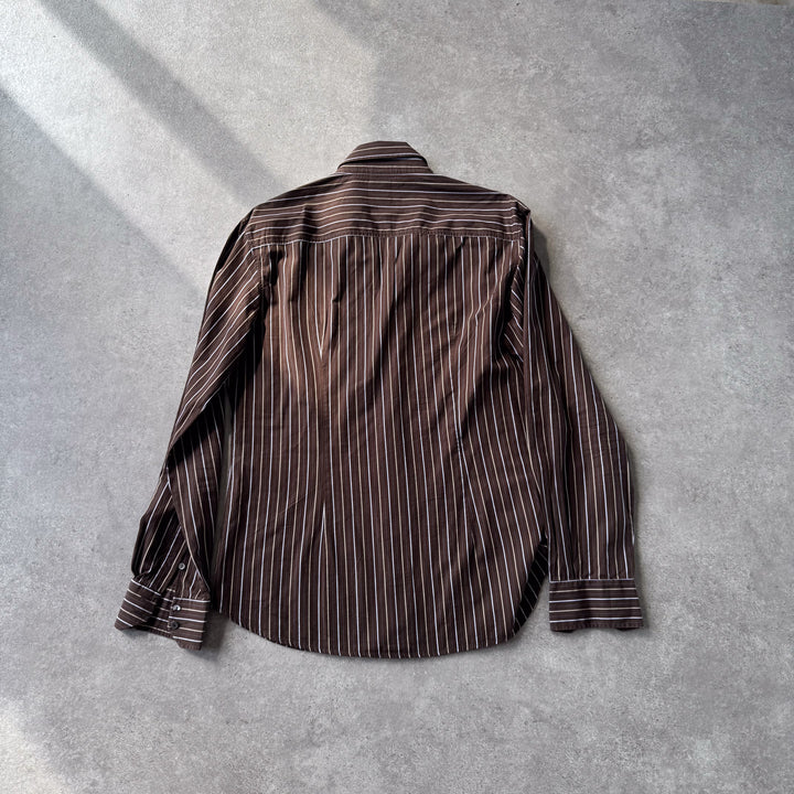 Dolce & Gabbana Dress Shirt Brown Men's L/XL