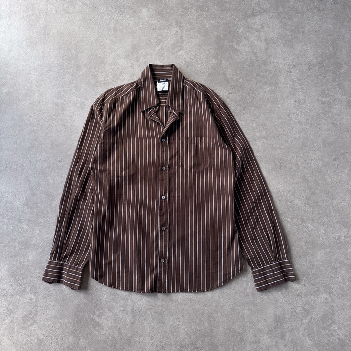 Dolce & Gabbana Dress Shirt Brown Men's L/XL