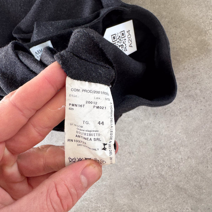 Armani Collezioni Maxi Skirt Charcoal Grey Women's UK 10