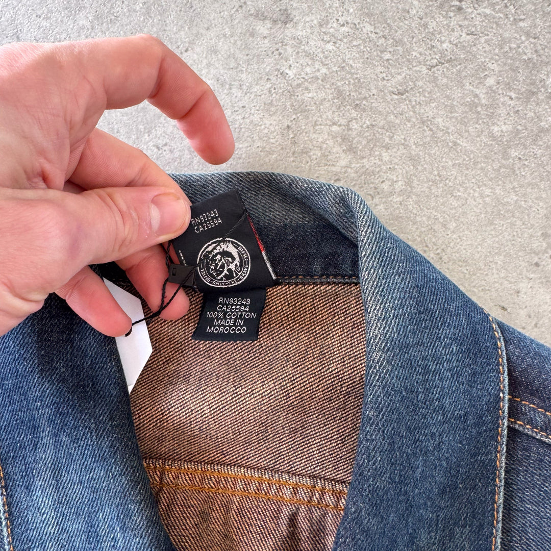 Diesel Denim Jacket Dark Blue Men's M