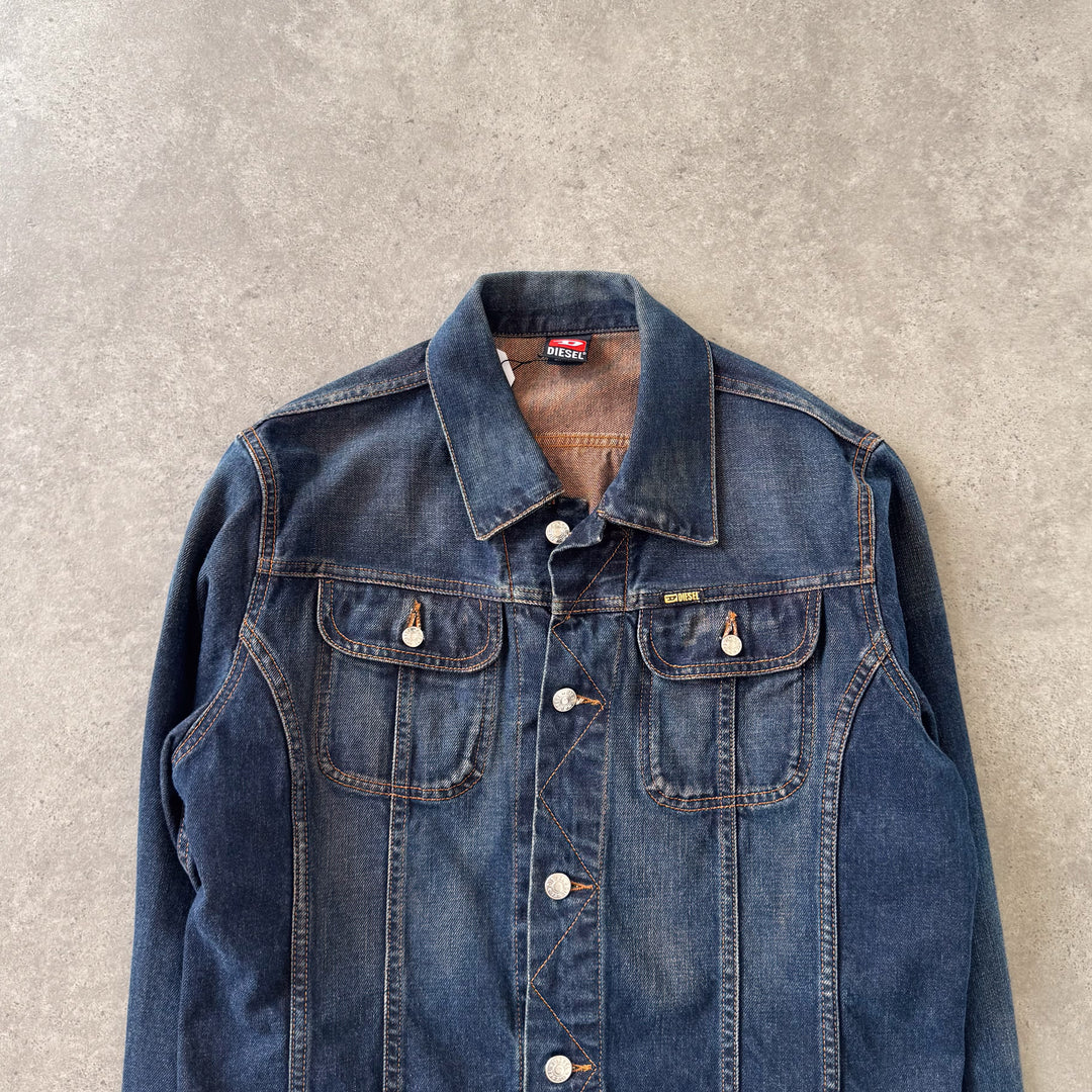 Diesel Denim Jacket Dark Blue Men's M