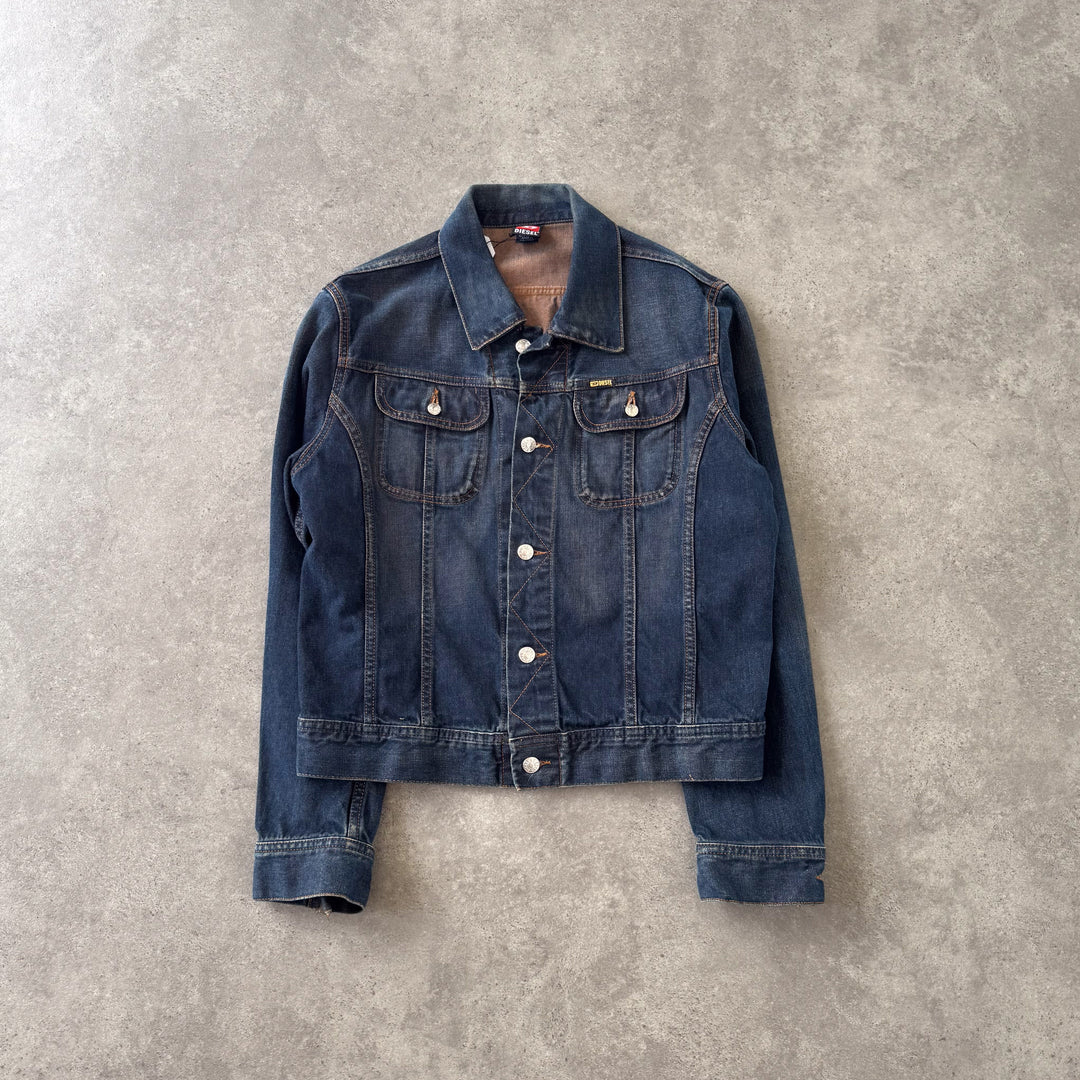 Diesel Denim Jacket Dark Blue Men's M