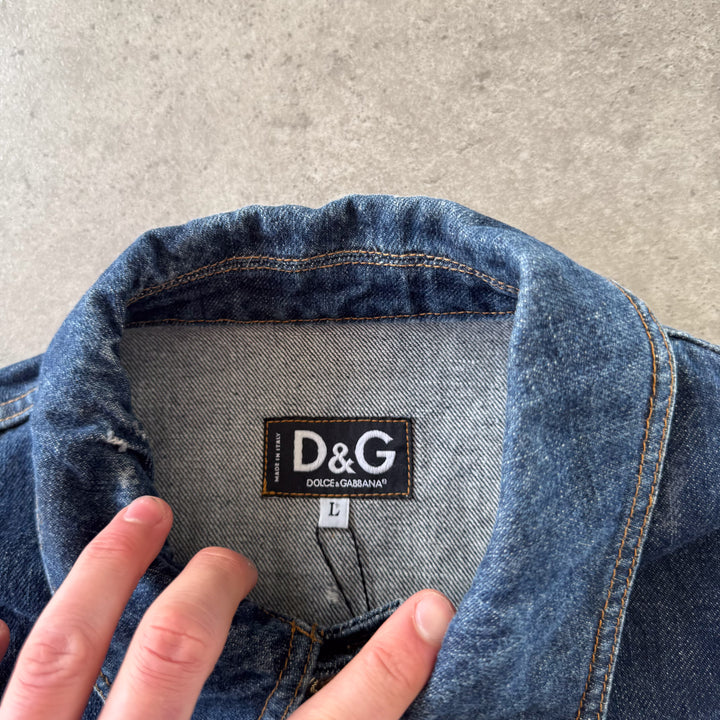Dolce & Gabbana Denim Jacket Dark Blue Men's M
