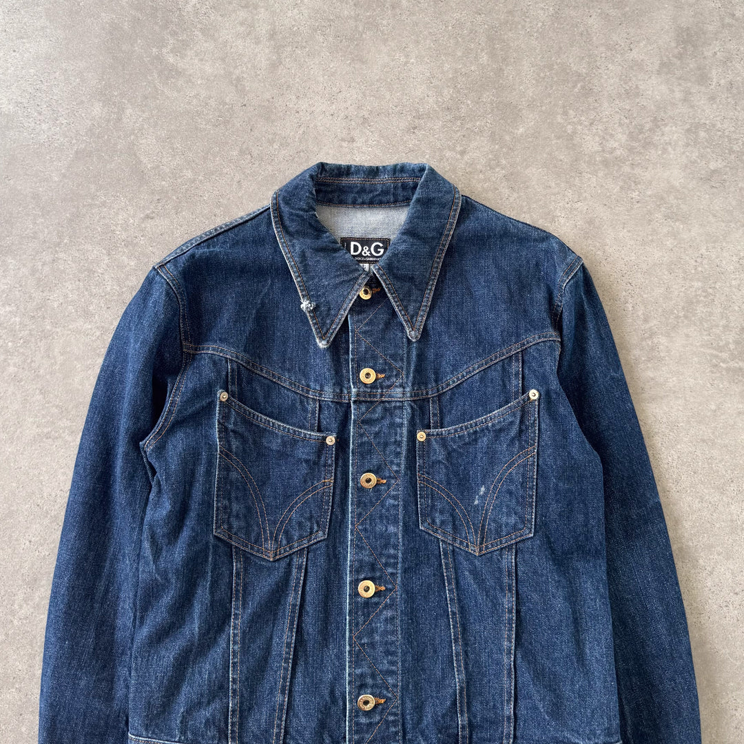 Dolce & Gabbana Denim Jacket Dark Blue Men's M