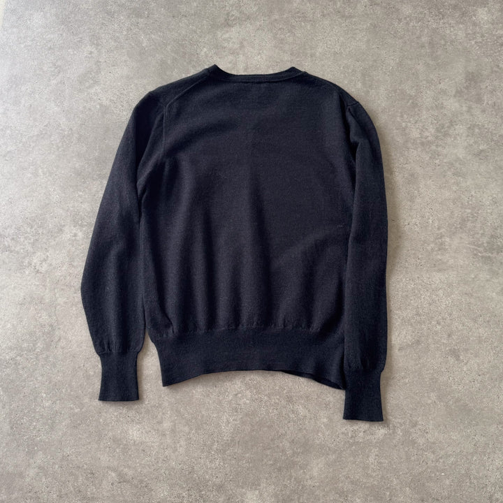 Vivienne Westwood V-Neck Jumper Black Women's M