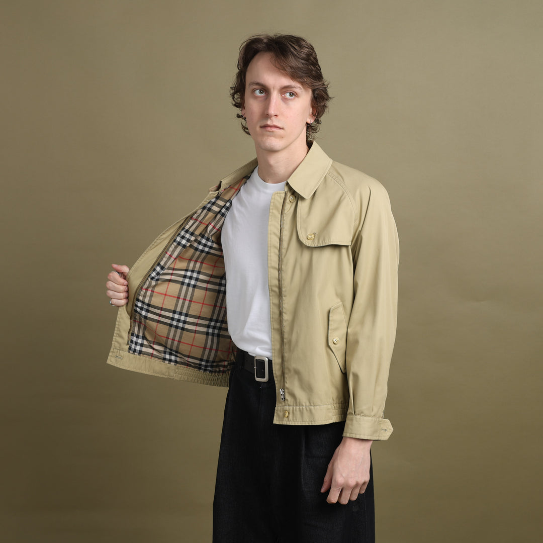 Burberry's Harrington Jacket Beige Men's S