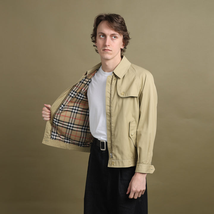 Burberry's Harrington Jacket Beige Men's S