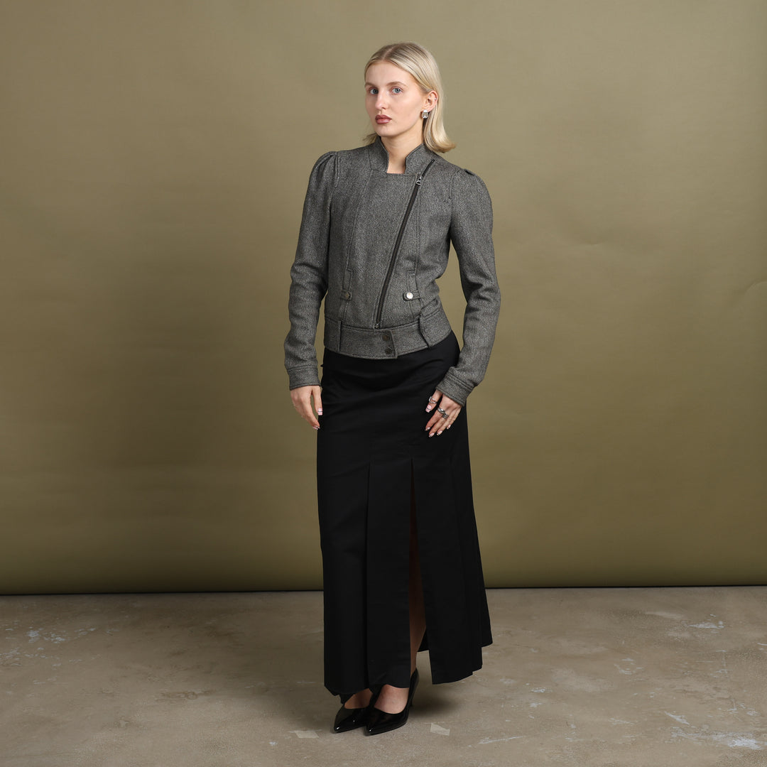 Armani Exchange Bomber Jacket Grey Women's UK 8