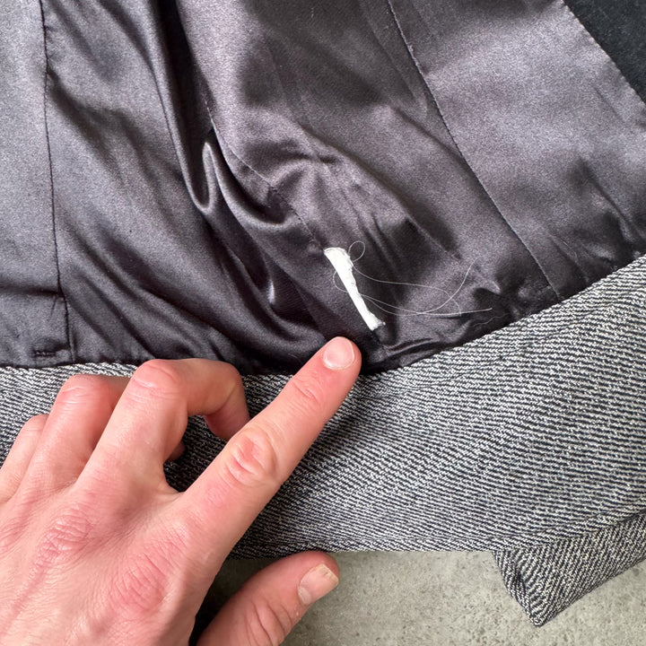 Armani Exchange Bomber Jacket Grey Women's UK 8
