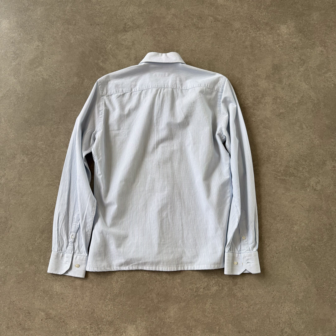 Moschino Dress Shirt White & Blue Women's S