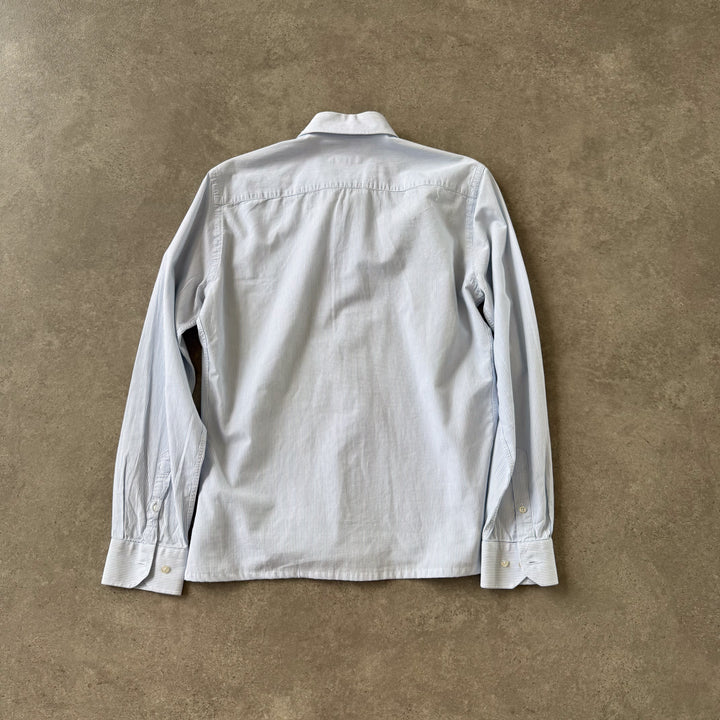Moschino Dress Shirt White & Blue Women's S