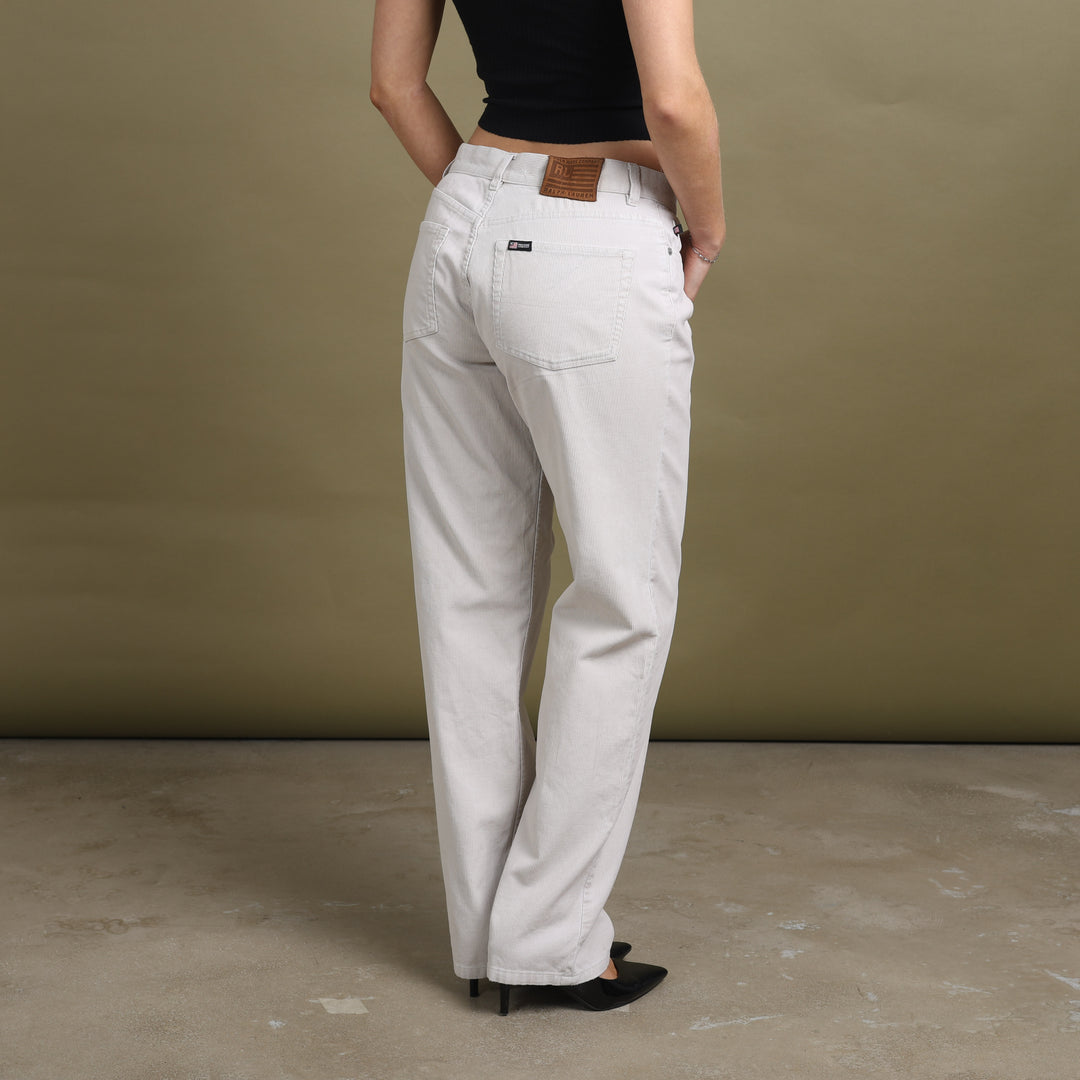 Ralph Lauren Cord Trousers Cream Women's W32 x L32