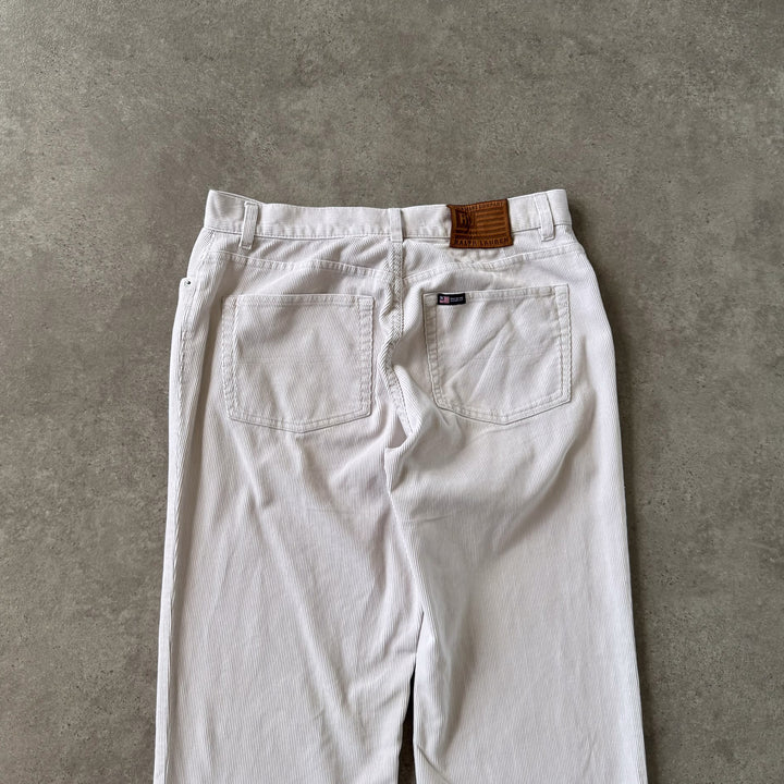 Ralph Lauren Cord Trousers Cream Women's W32 x L32