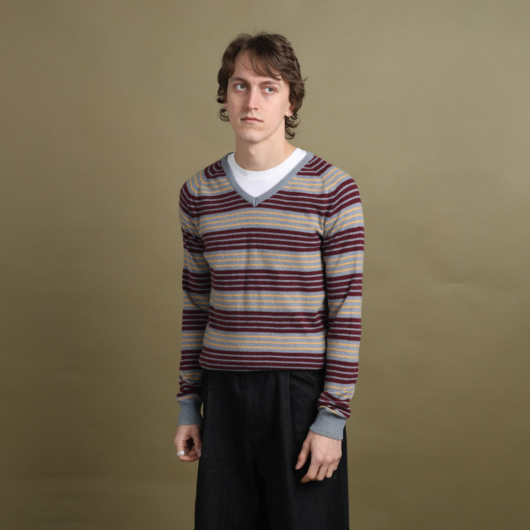 Dolce & Gabbana V-Neck Jumper Grey Men's M