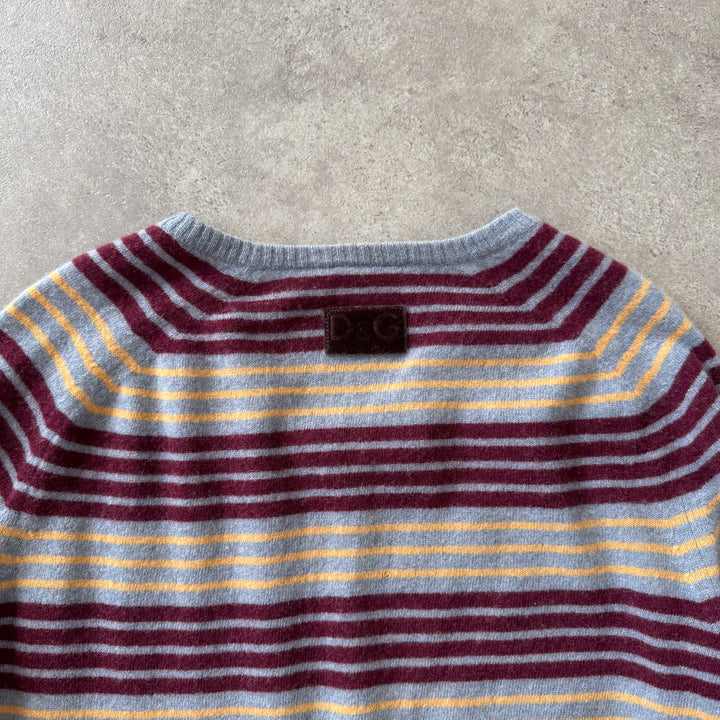 Dolce & Gabbana V-Neck Jumper Grey Men's M