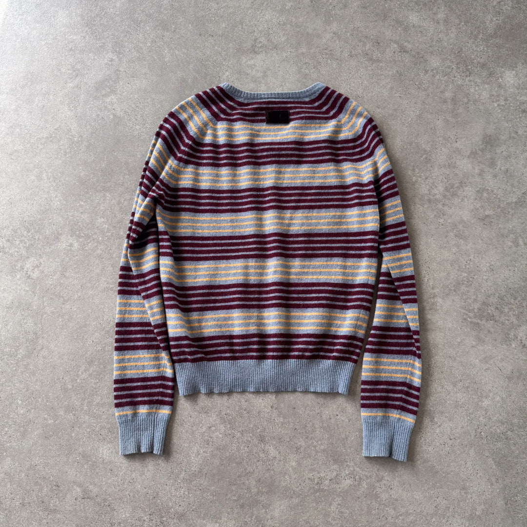 Dolce & Gabbana V-Neck Jumper Grey Men's M