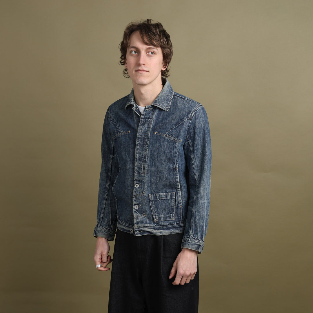 Diesel Denim Jacket Mid Blue Men's S
