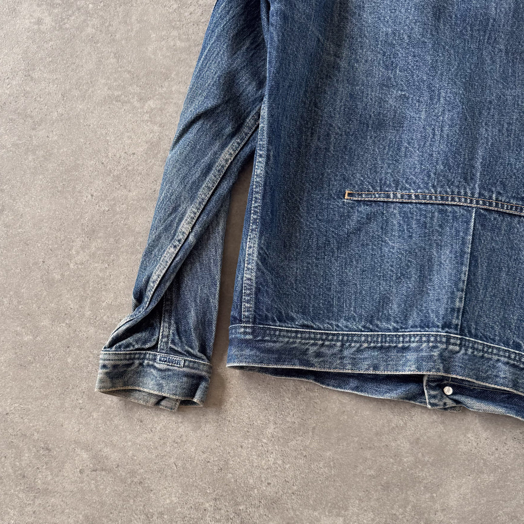 Diesel Denim Jacket Mid Blue Men's S