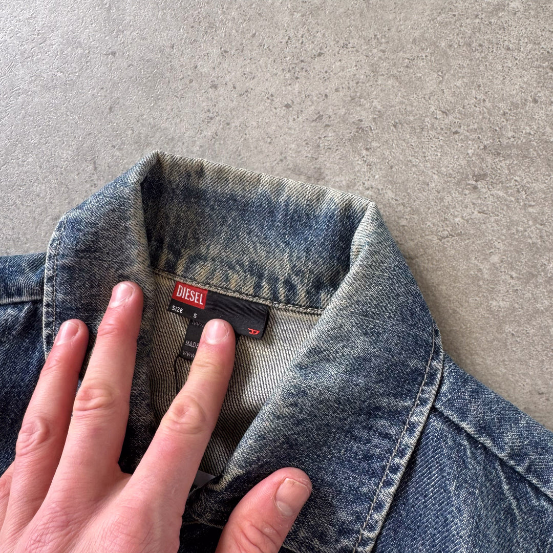 Diesel Denim Jacket Mid Blue Men's S