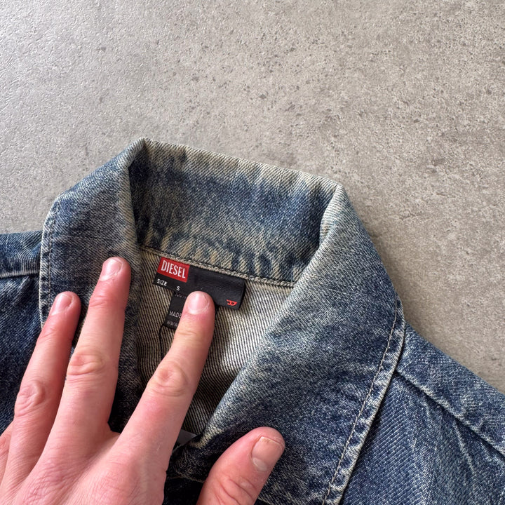 Diesel Denim Jacket Mid Blue Men's S