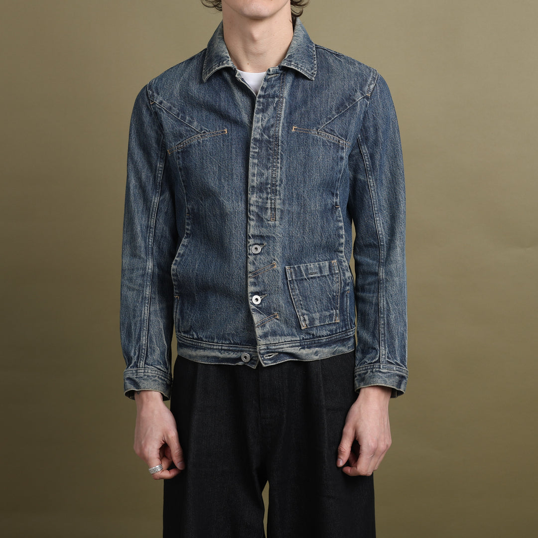 Diesel Denim Jacket Mid Blue Men's S