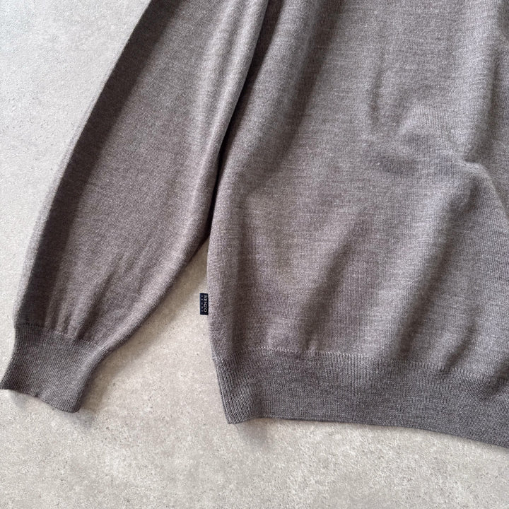 Kenzo V-Neck Jumper Brown Men's M