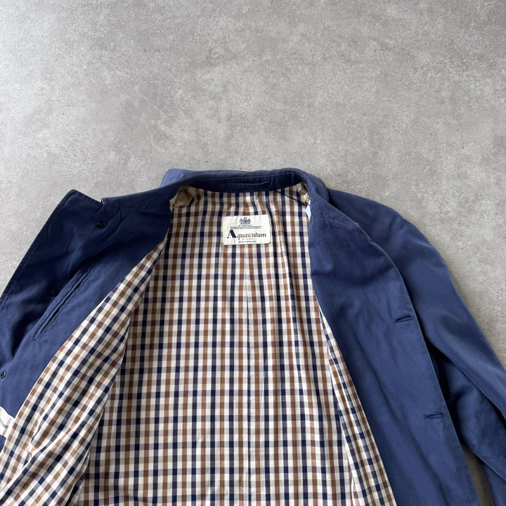 Aquascutum Chore Jacket Bottle Blue Men's XL