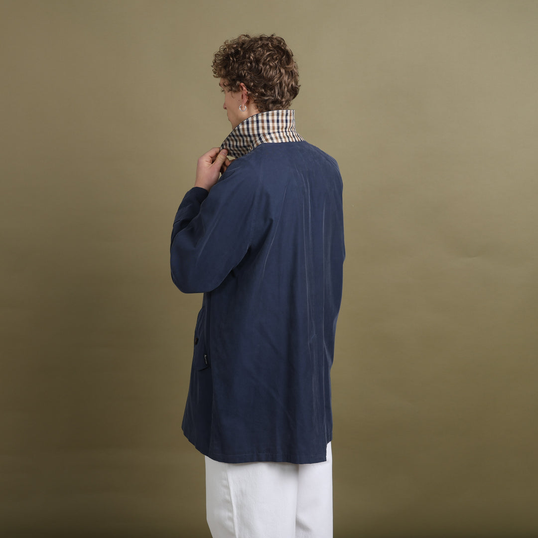 Aquascutum Chore Jacket Bottle Blue Men's XL