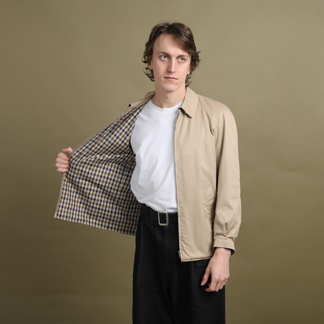 Aquascutum Harrington Jacket Beige Men's M