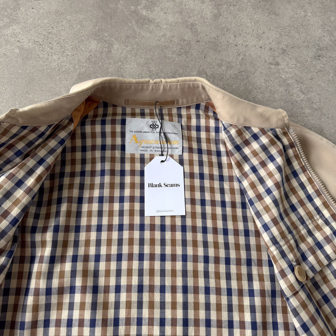 Aquascutum Harrington Jacket Beige Men's M
