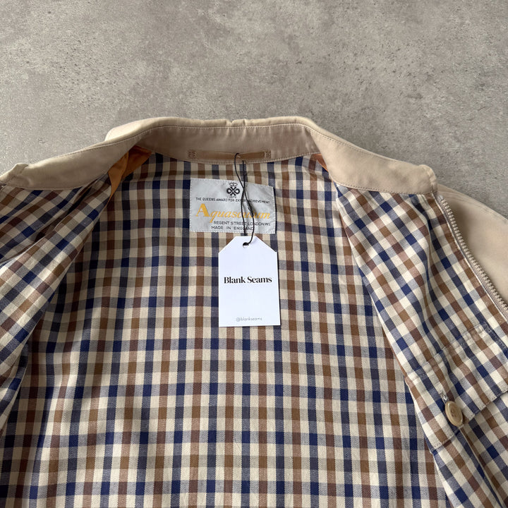 Aquascutum Harrington Jacket Beige Men's M