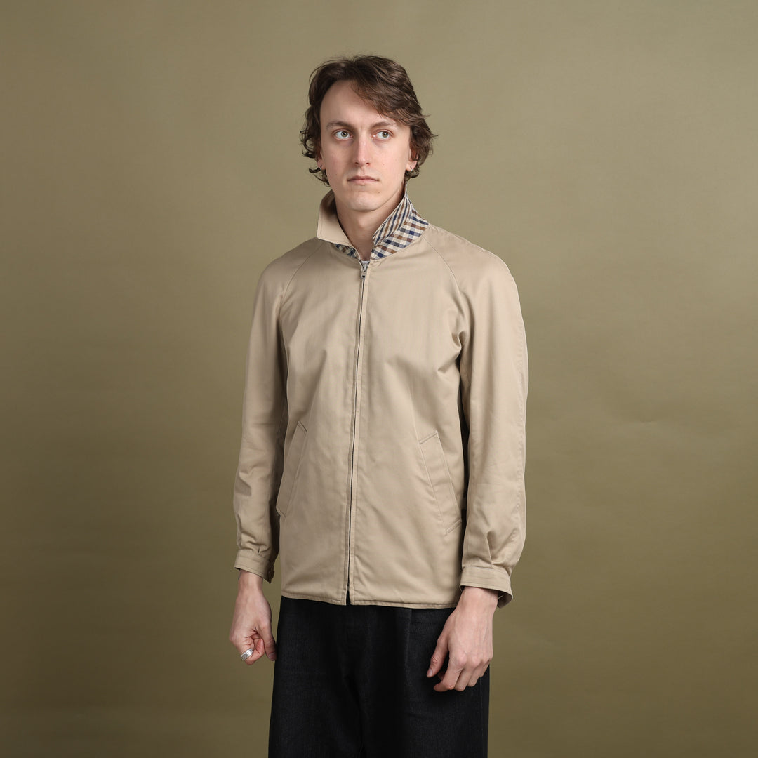 Aquascutum Harrington Jacket Beige Men's M