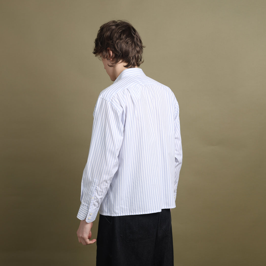 Aquascutum Shirt Light Blue & White Men's M