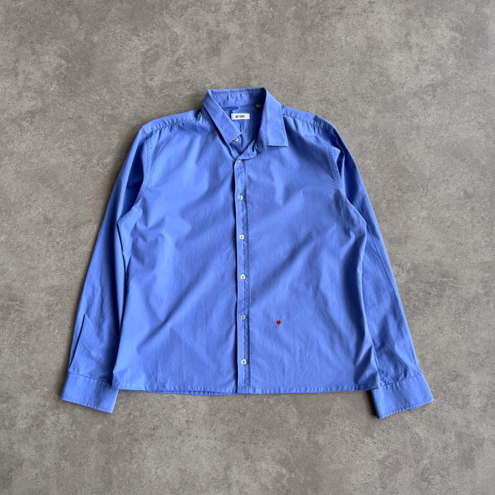 Moschino Dress Shirt Bottle Blue Men's XL