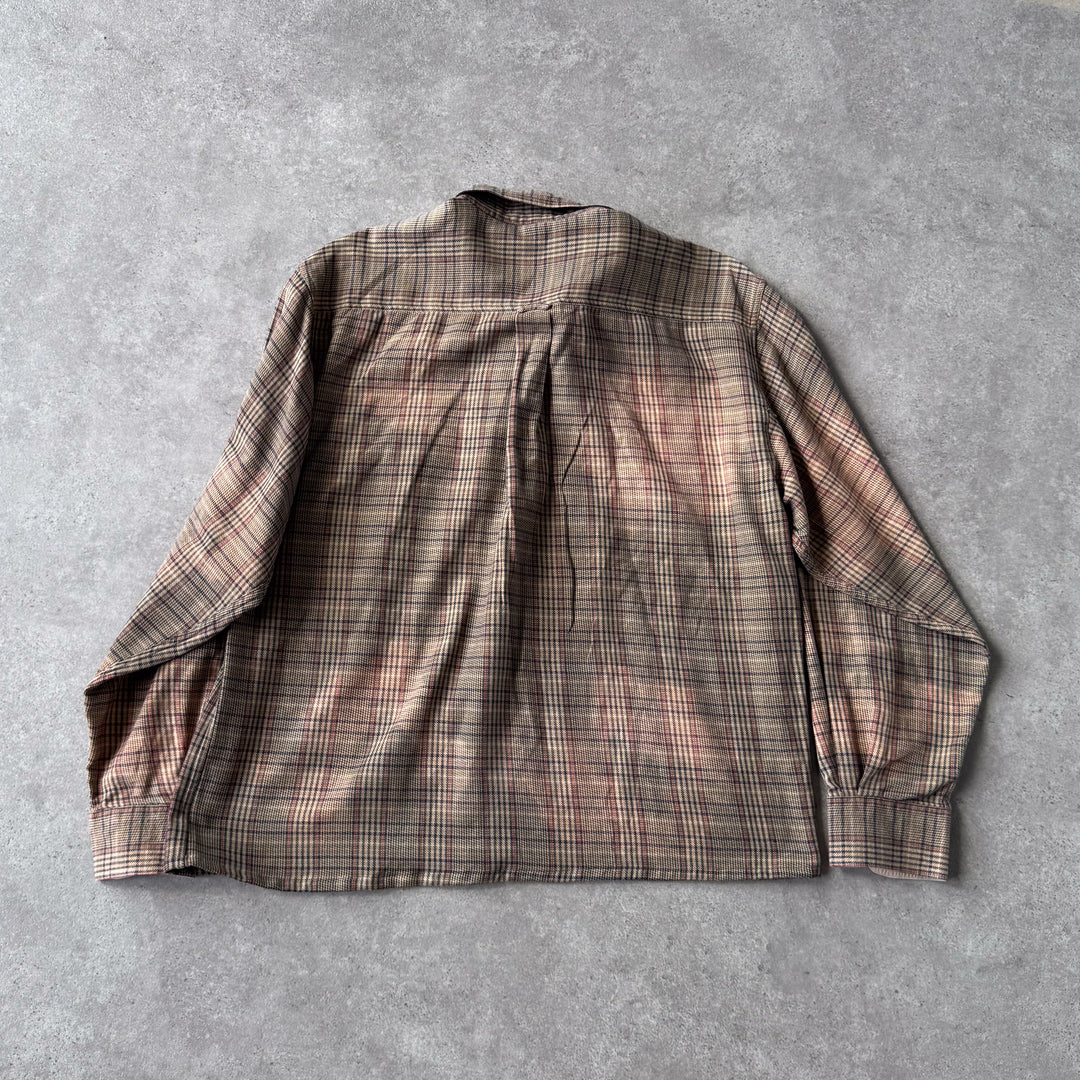 Orvis Flannel Shirt Brown Men's M