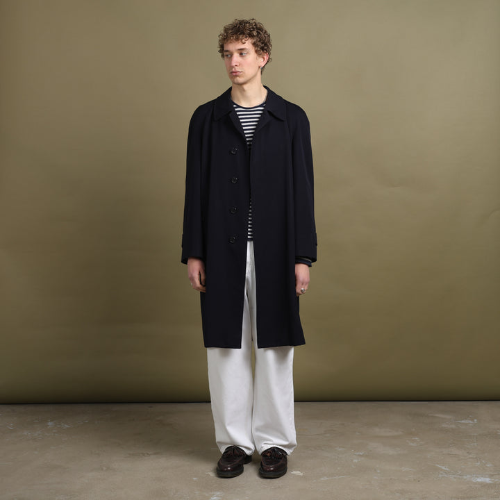 Burberry's Overcoat Navy Blue Men's L