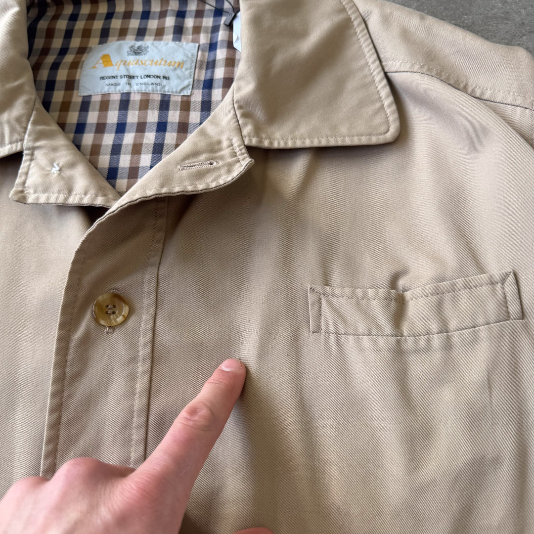 Aquascutum Chore Jacket Beige Men's XL