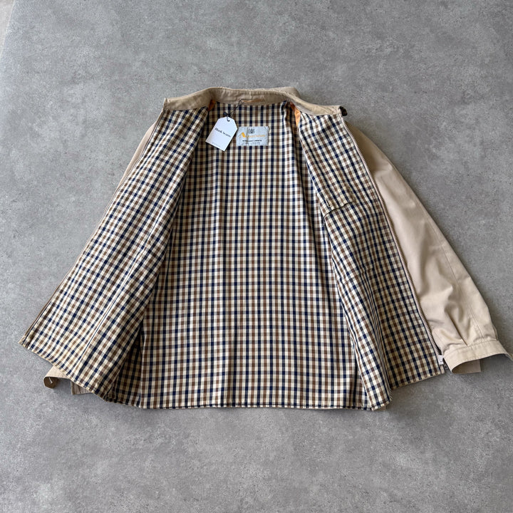 Aquascutum Harrington Jacket Beige Men's XL