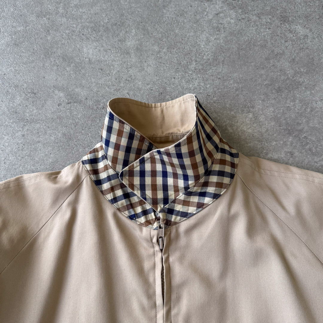 Aquascutum Harrington Jacket Beige Men's XL