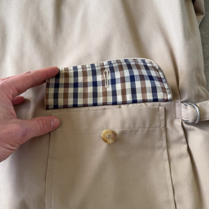 Aquascutum Harrington Jacket Beige Men's XL