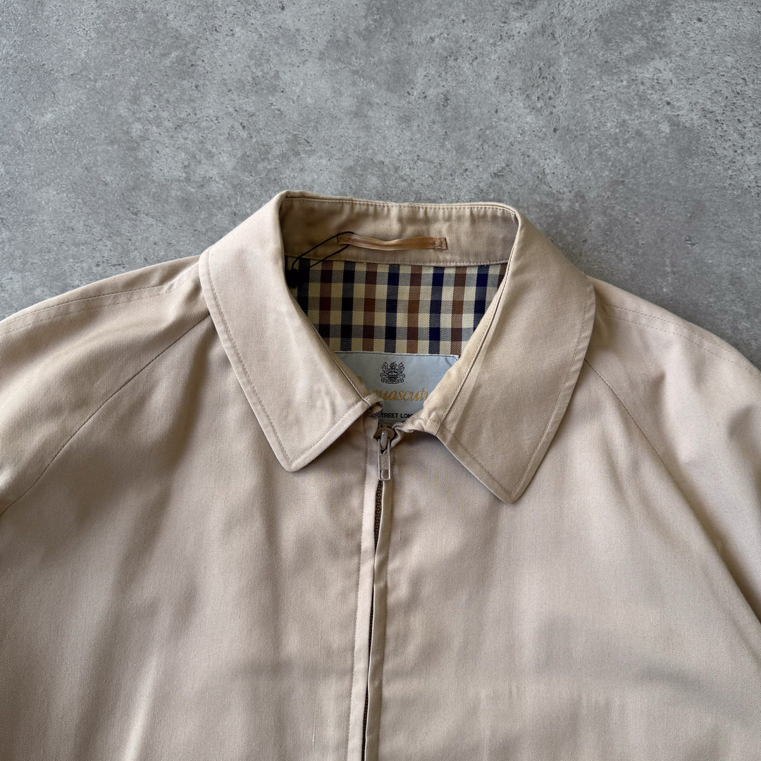 Aquascutum Harrington Jacket Beige Men's XL