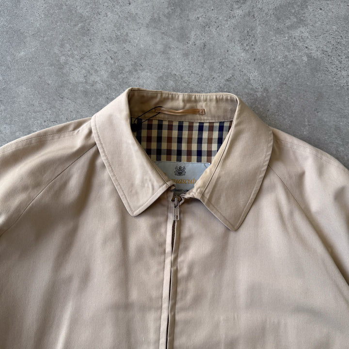 Aquascutum Harrington Jacket Beige Men's XL